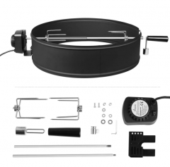 about Onlyfire Stainless Steel Rotisserie Ring Kit 21.5- 22.5