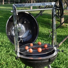 20/22 Inches Outdoor Portable Round Rotisserie Gabby's Grills attachment Kettle Premium Charcocal BBQ grill