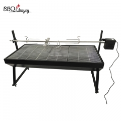 85kg Outdoor Lamb Spit Rotisserie Heavy Duty Pig Stainless Steel Rost