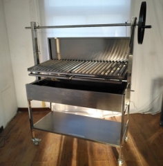 Adjustable traditional Asado bbq rotisserie argentine parrilla bbq grill