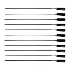 BBQ Skewers With Handle Sticks Stainless Steel Square Tools Set