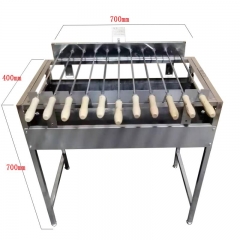 Small protable BBQ grill Charcoal Spit Rotisserie Cyprus Grill Stainless Steel Foukou Rotisserie