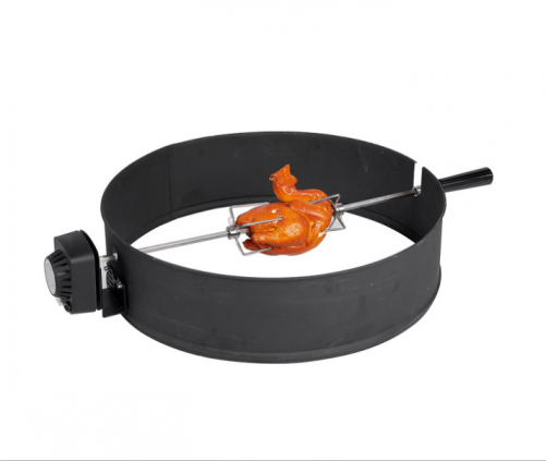 about Onlyfire Stainless Steel Rotisserie Ring Kit 21.5- 22.5" Charcoal Kettle Grill