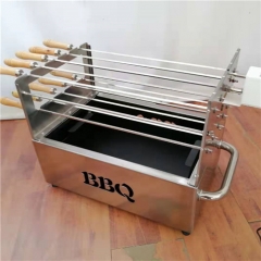 Double square stick rotation, Cyprus - style small, convenient barbecue equipment