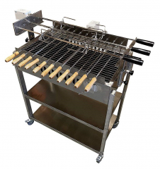 Brazilian Greek Stainless Steel Cypriot Rotisserie BBQ Grill Barbecue Machine