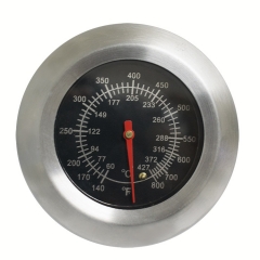 Barbecue BBQ Grill Thermometer Temperature Gauge 60-800 Degree