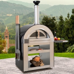 Popular Outdoor Hot Sale Stainless Steel Wood Fired Pizza Oven