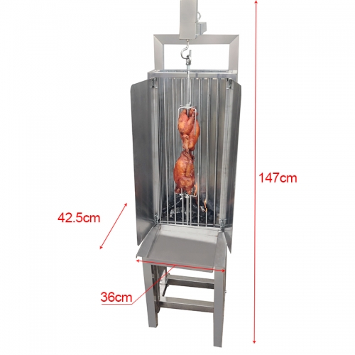 Chinese Roast Duck Oven Vertical Electric Chicken Broiler Rotisserie Grill