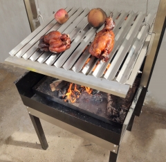 Commercial Charcoal BBQ with Argentinian Grill Height Adjustment