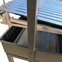 Commercial Charcoal BBQ with Argentinian Grill Height Adjustment