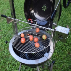 20/22 Inches Outdoor Portable Round Rotisserie Gabby's Grills attachment Kettle Premium Charcocal BBQ grill