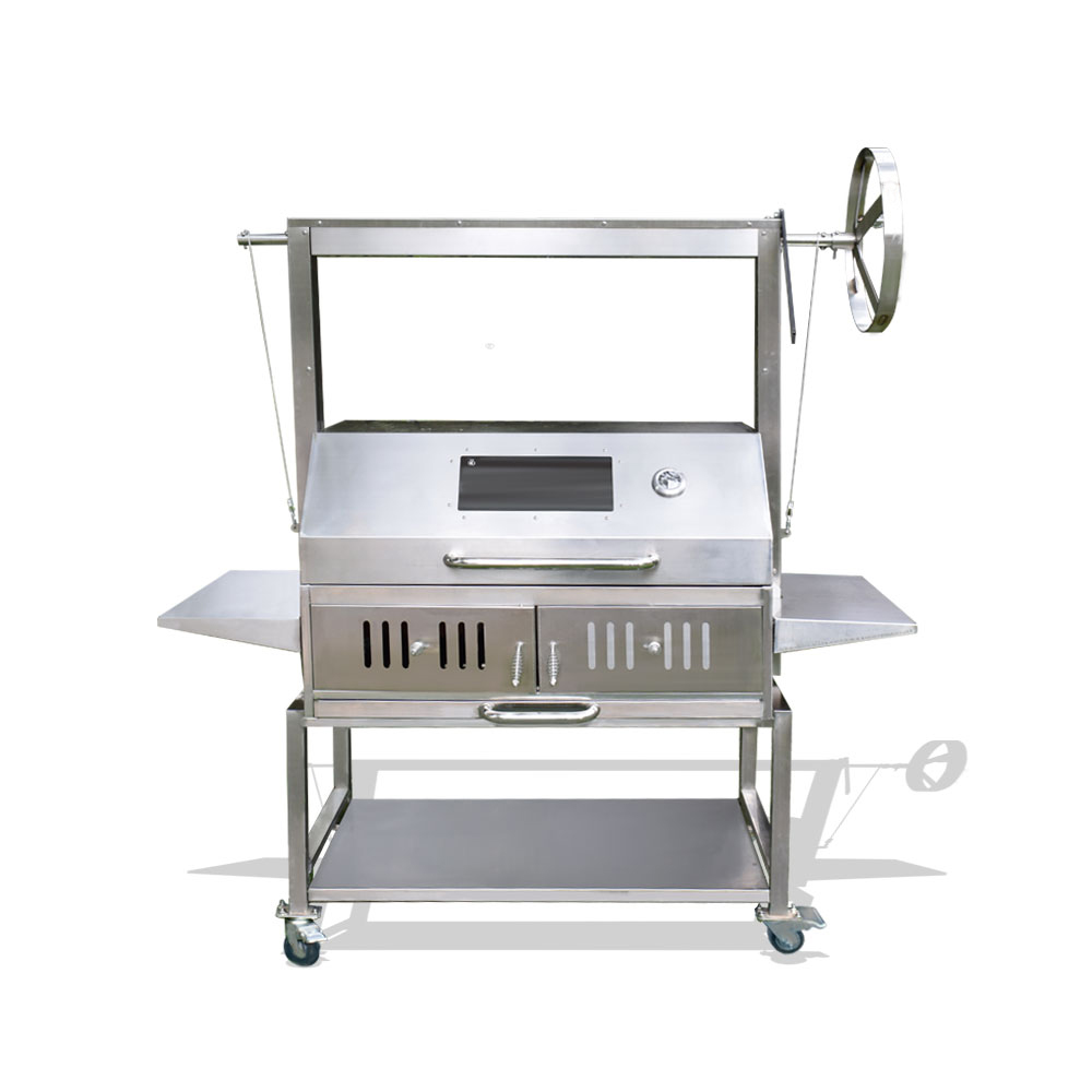 Heavy-Duty Parrilla Charcoal Grill Build: Gauge steel/304 stainless steel – resists rust, warping & high charcoal heat
