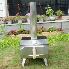 Stainless Steel Outdoor Wood Fired Pizza Oven Outdoor Fireplace Pizza Oven for Commercial