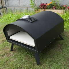 Outdoor Multi-Fuel Gas Charcoal Pellet Wood Fired With Pizza Stone Pizza Oven