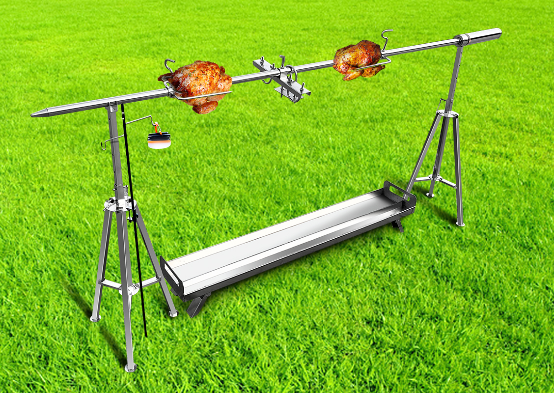 Outdoor stainless steel portable grill