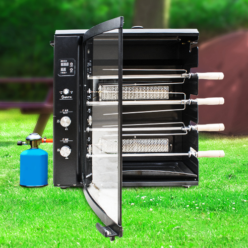 Commercial battery Electric Rotating Grill Gas Chicken grill roasting machine chicken rotisserie oven