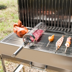 Picnic Camping Double Side Barbecue Charcoal Portable BBQ Grill