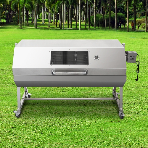 Barbeque Smoker Roast Whole Lamb Rotary Stainless Grilled Chicken Grill Machine