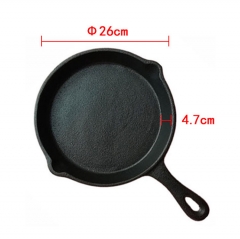 Hot Sale Seasoned Cast Iron Skillet Outdoor Kitchen Cooking Utensils for Camping BBQ