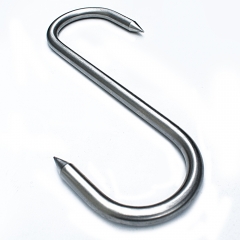 Stainless Steel S Hook Smoking Hooks Meat Processing for Hanging Drying BBQ Grilling Sausage Chicken Beef Hook Tool