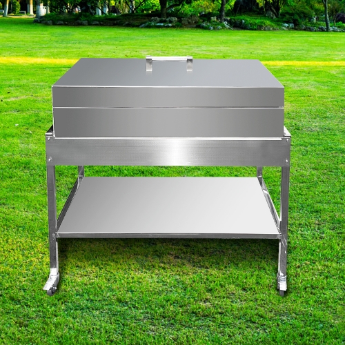 Outdoor Tabletop BBQ Grills Stainless Steel Camping Portable Grill BBQ Accessories Rotisseri Charcoal