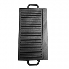 Cast iron barbecue kitchen cooking pan barbecue accessories wholesale