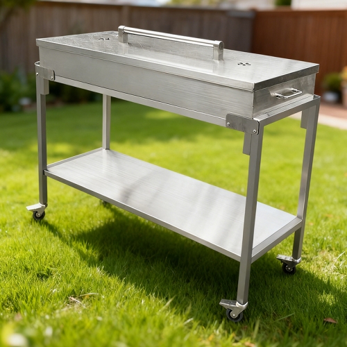 Stainless steel outdoor kitchen refractory brick barbecue stove