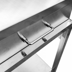 Stainless steel outdoor kitchen refractory brick barbecue stove