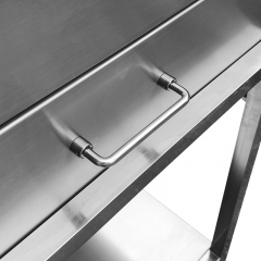 Outdoor camping barbecue grill mesh, detachable large gathering commercial stainless steel barbecue grill