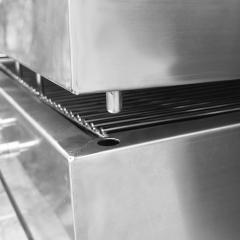 Outdoor camping barbecue grill mesh, detachable large gathering commercial stainless steel barbecue grill