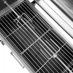Stainless Steel Cypriot Rotisserie Souvlaki Grill Automatic Rotate BBQ Grills