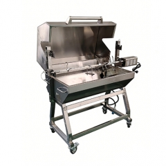 Outdoor garden gas Roasted whole lamb commercial stainless steel rotisserie spit roaster grill