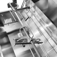 Outdoor garden gas Roasted whole lamb commercial stainless steel rotisserie spit roaster grill