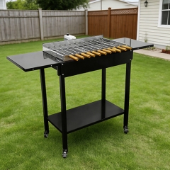 Cyprus BBQ Grill-Black Outdoor Camping Family Reunion Commercial Cyprus Barbecue Grill