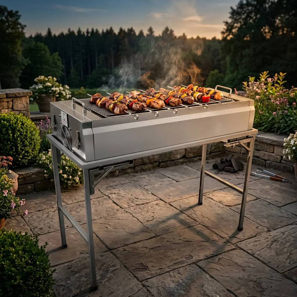 Precision Meets Performance: The Professional 304 Stainless Steel BBQ Station with Smart Airflow Technology