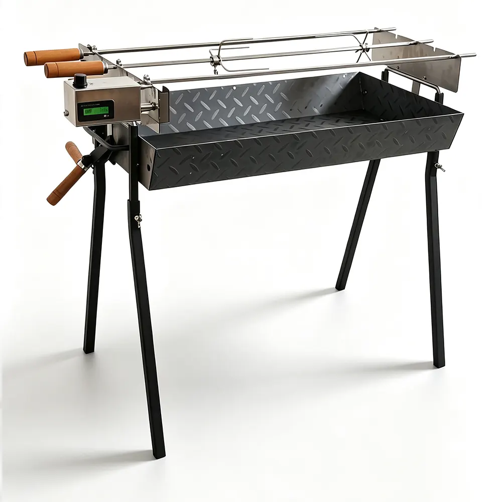 Traditional Cyprus Foukou Charcoal Rotisserie Grill: Authentic Heritage Meets Smart Digital Precision